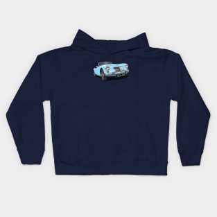 MGA roadster in light blue Kids Hoodie